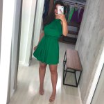 Vestido Daiane – Verde Bandeira