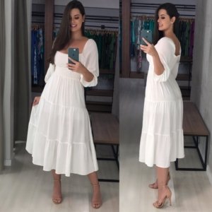 Vestido Juliana - Branco - Image 2