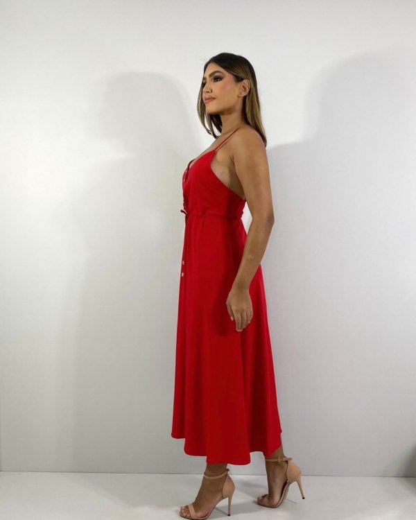 Vestido Felícia - Vermelho