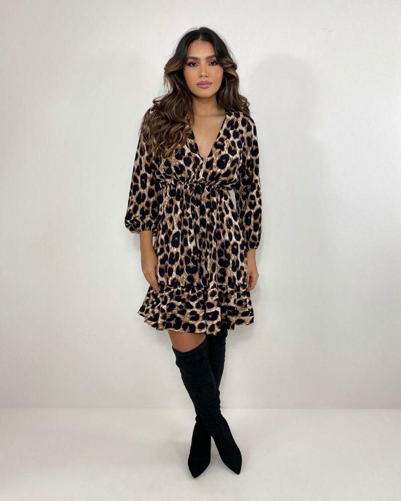 Vestido Lavínia - Animal Print - Image 2