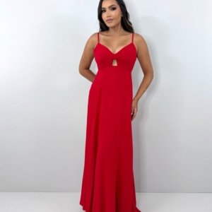 Vestido Eliana - Vermelho - Image 3