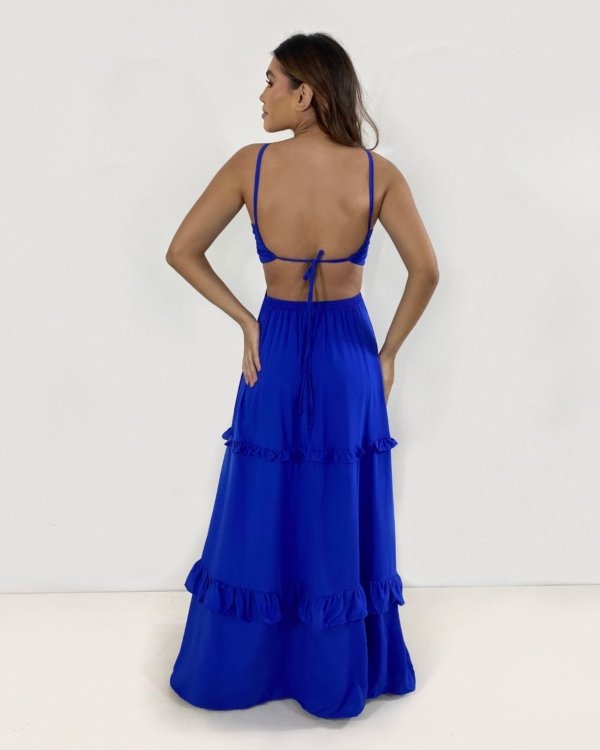 Vestido Michelle - Azul Royal