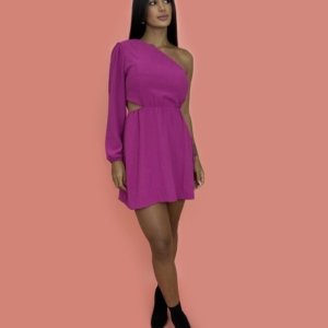 Vestido Luna em Duna - Fúcsia - Image 3