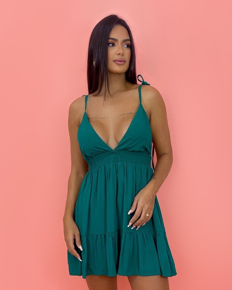 Vestido Valentina - Verde Amazônia - Image 1