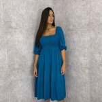 Vestido Juliana – Azul Petróleo