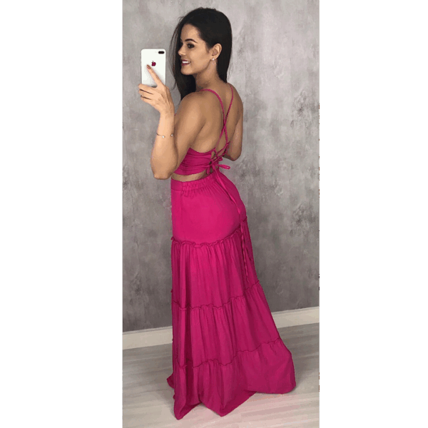 Conjunto Gabriela - Rosa Chiclete