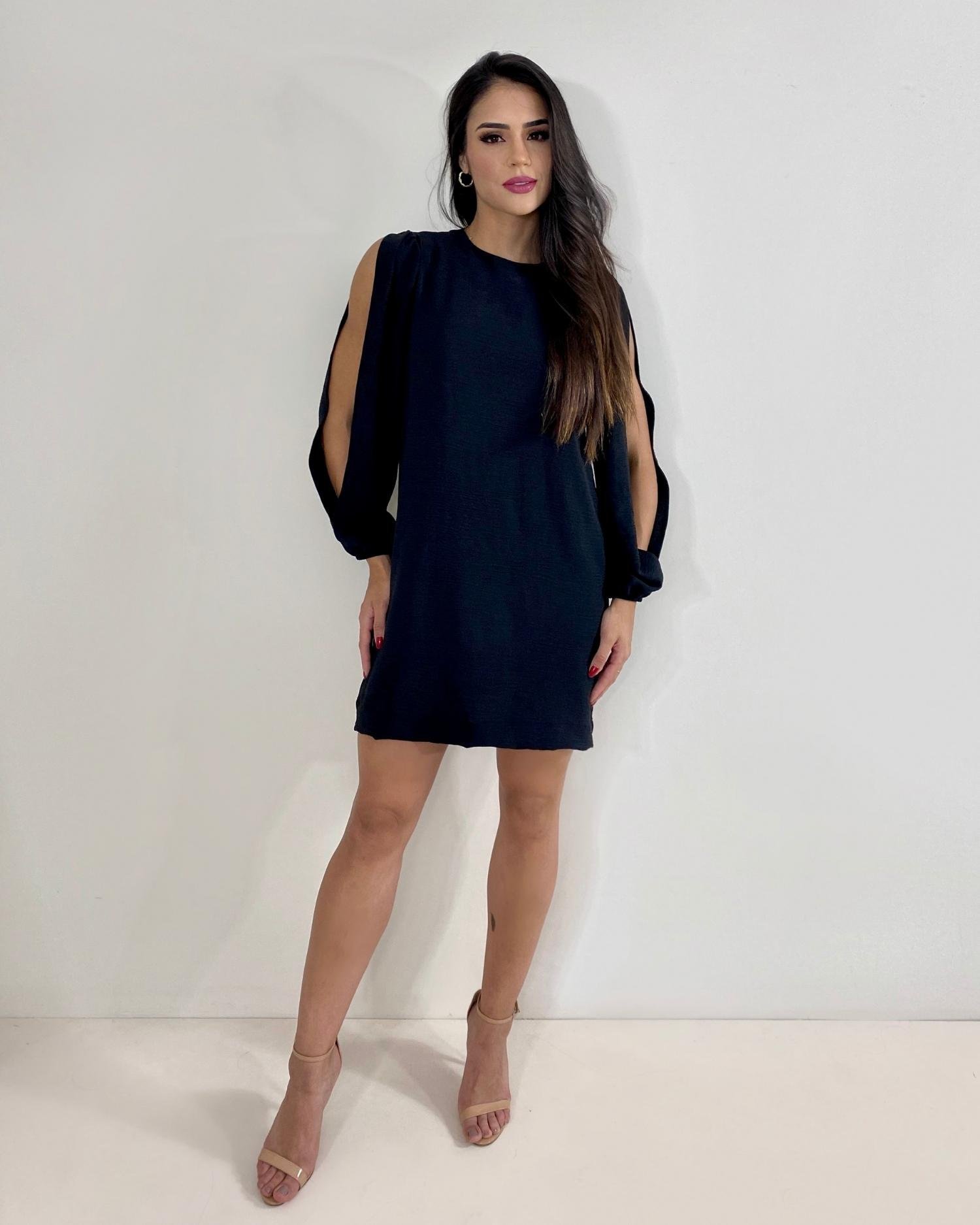 Vestido Eloá - Preto - Image 3