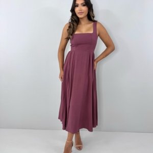 Vestido Samanta - Marrom - Image 1