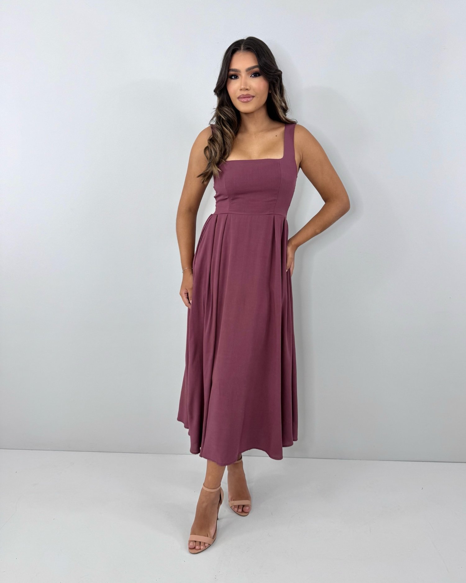 Vestido Samanta - Marrom - Image 1