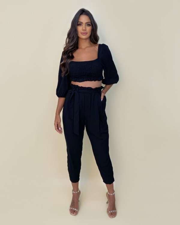 Cropped Cíntia - Preto