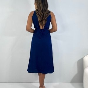 Vestido Aysha - Azul Marinho - Image 4