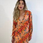 Vestido Marília – Floral Animal Print Amarelo