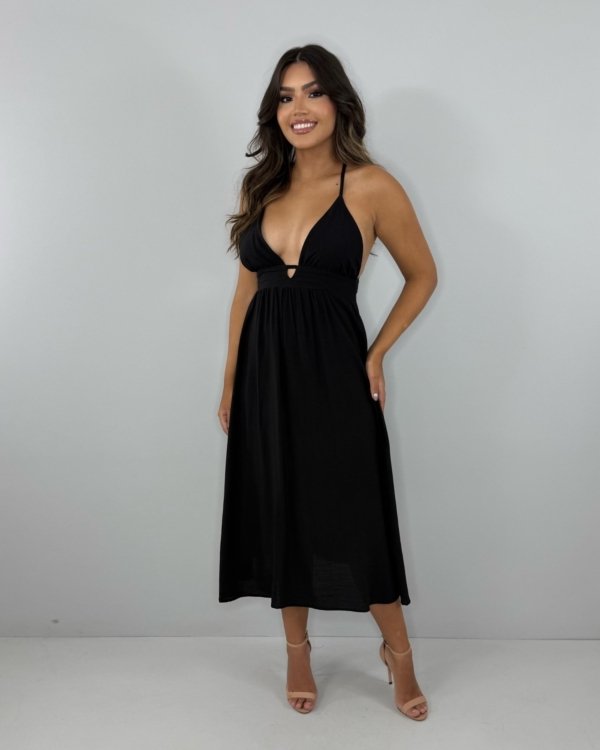 Vestido Heloína - Preto