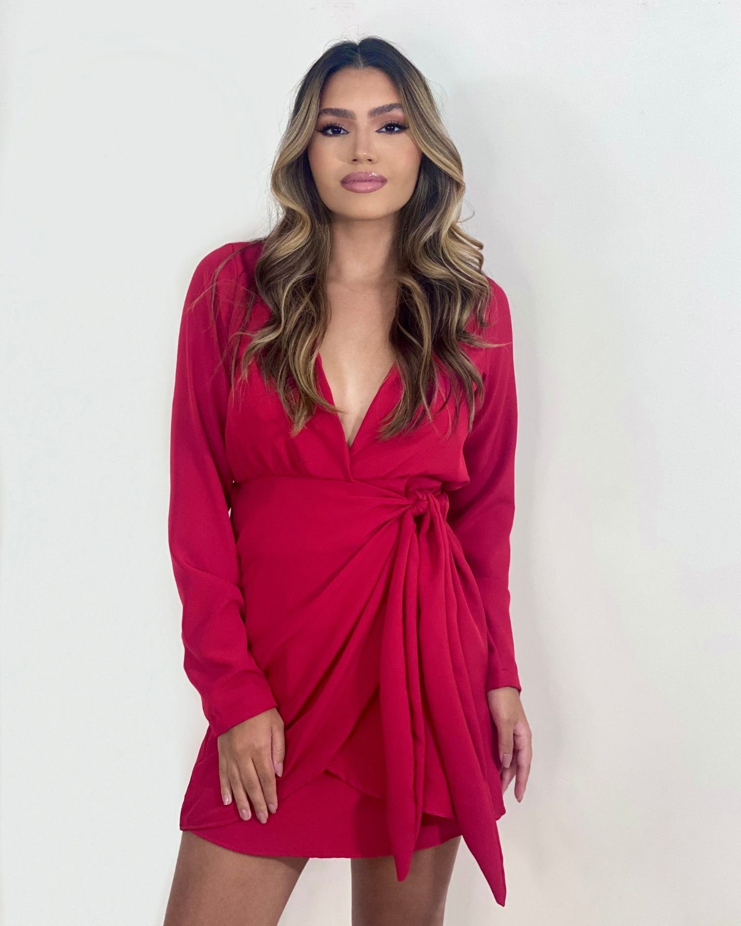 Vestido Louise - Vermelho - Image 1