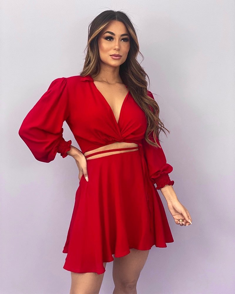 Conjunto Jaqueline - Vermelho - Image 1