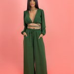 Conjunto Pantalona Simone – Verde Militar