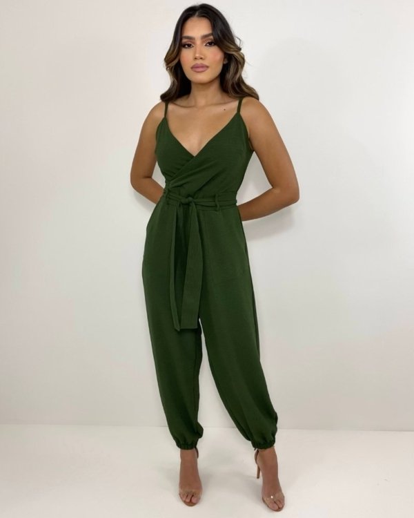 Macacão Sônia - Verde Militar