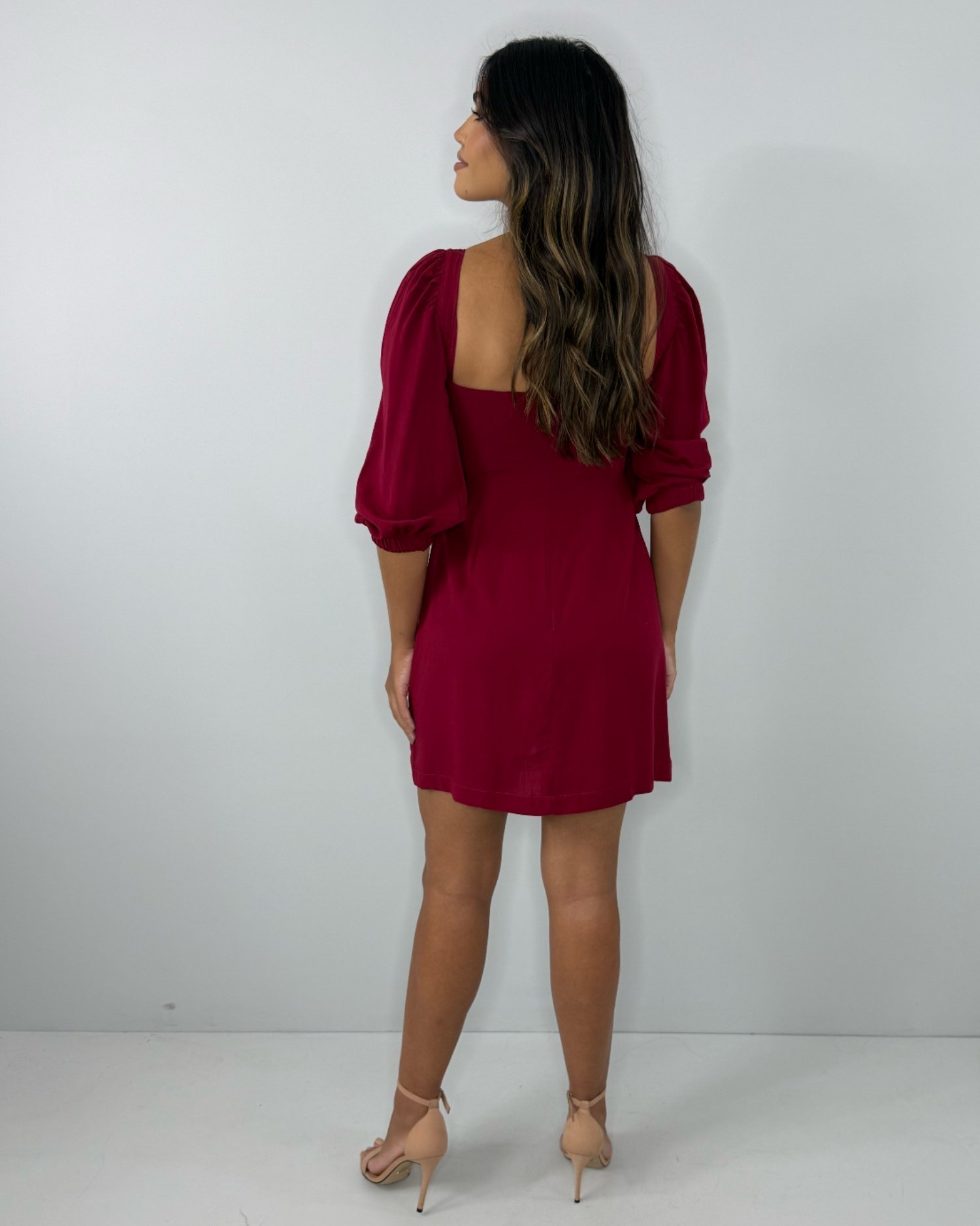 Vestido Yuna - Marsala - Image 3