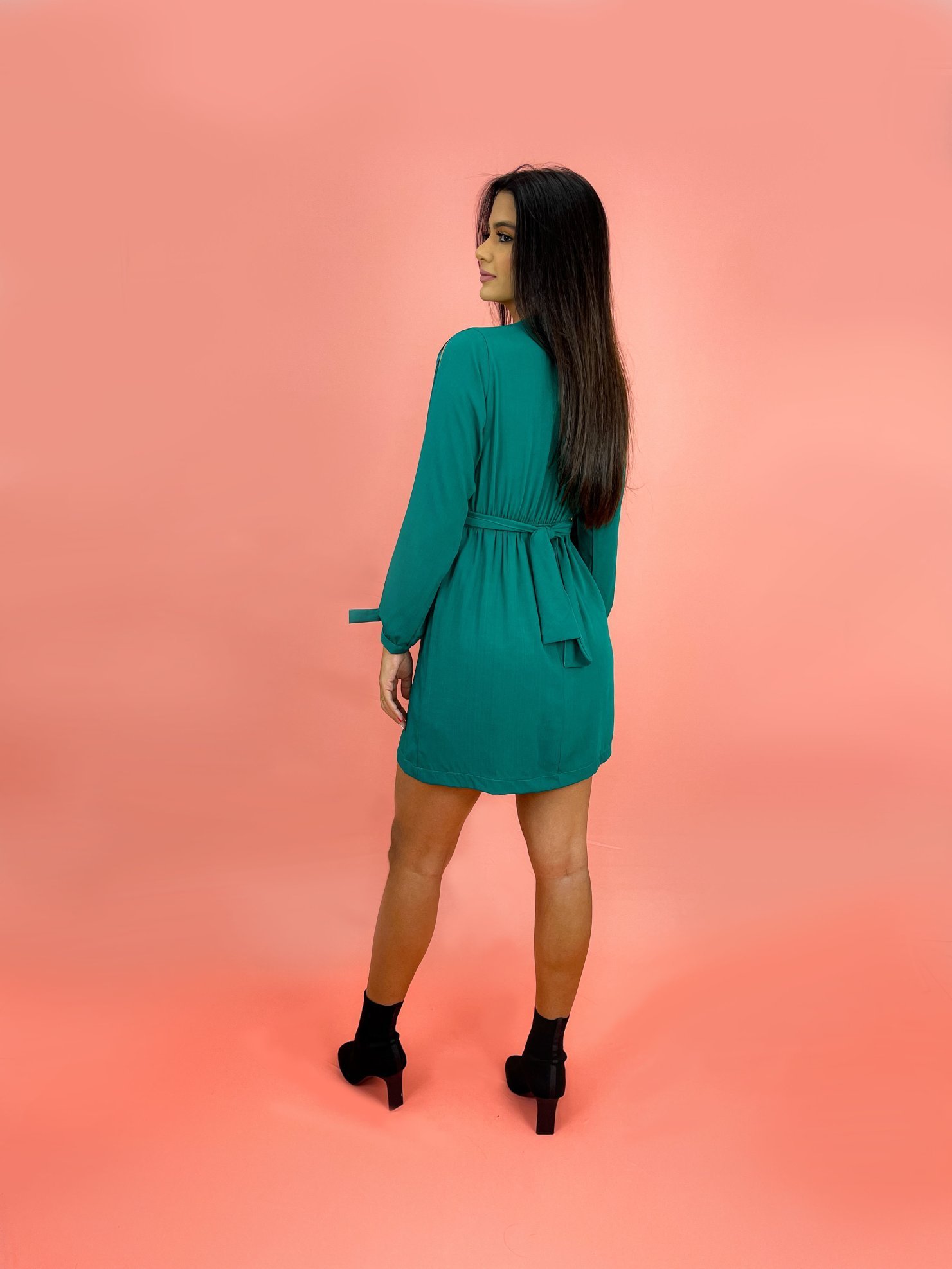 Vestido Marília - Verde Amazônia - Image 3