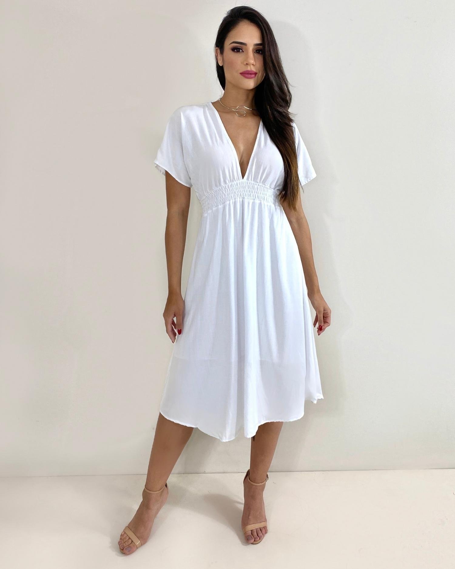 Vestido Marcela - Branco - Image 1