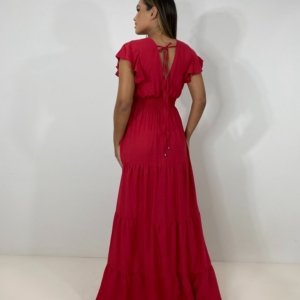 Vestido Laís Longo - Vermelho - Image 5
