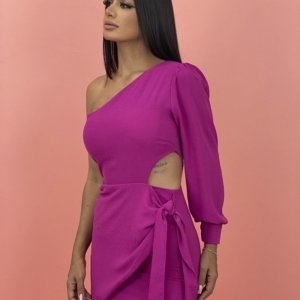 Vestido Amanda - Fúcsia - Image 3