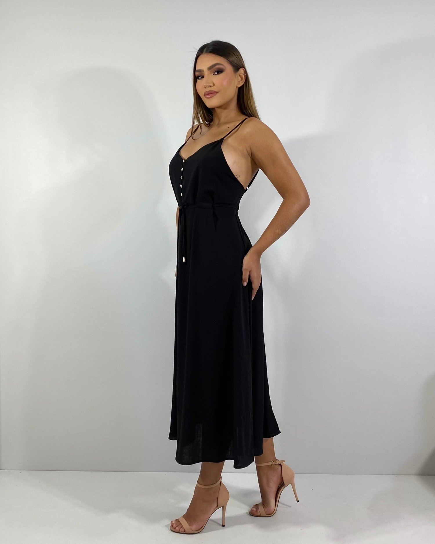 Vestido Felícia - Preto - Image 3