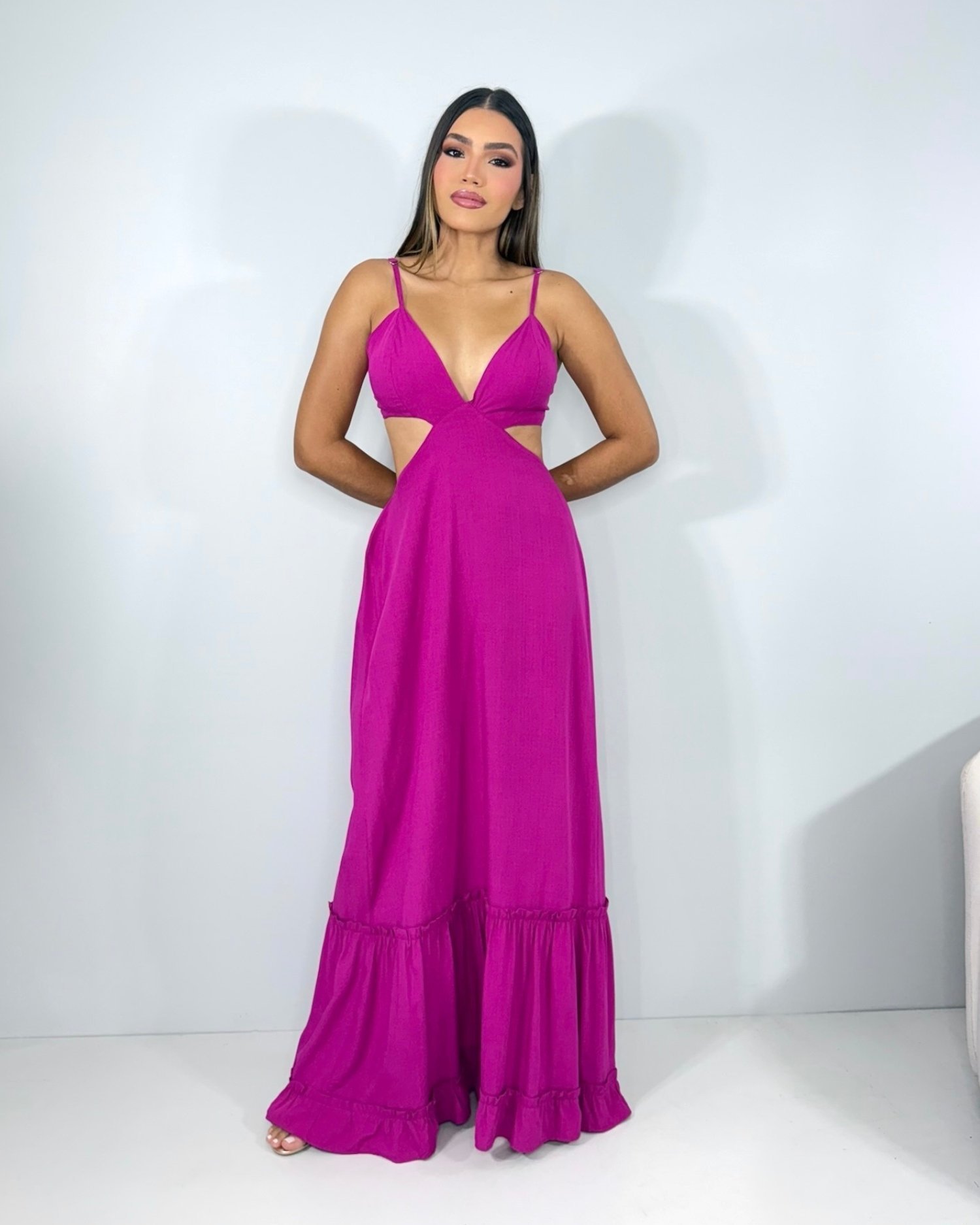 Vestido Launa - Fúcsia - Image 4