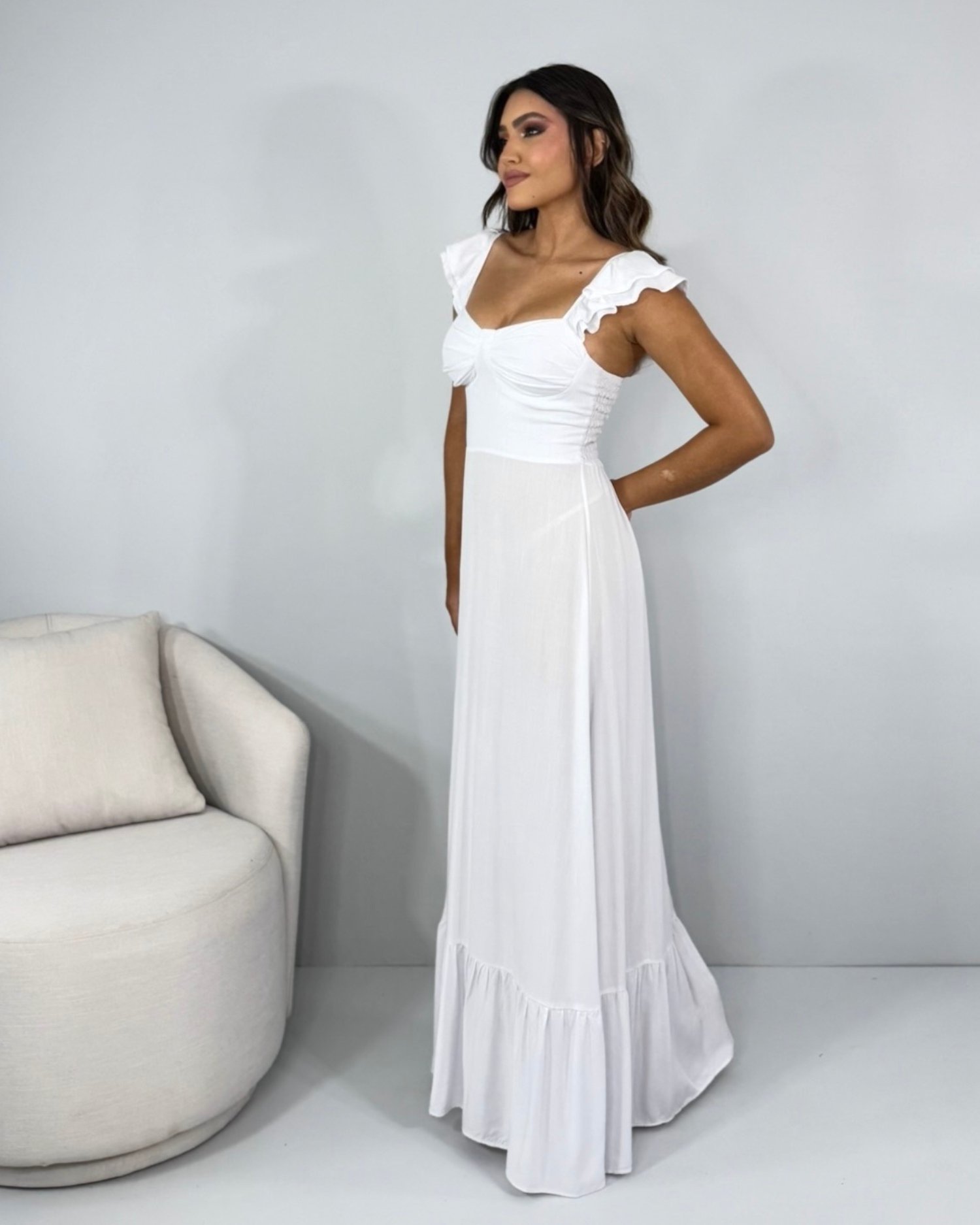 Vestido Isla - Branco - Image 4