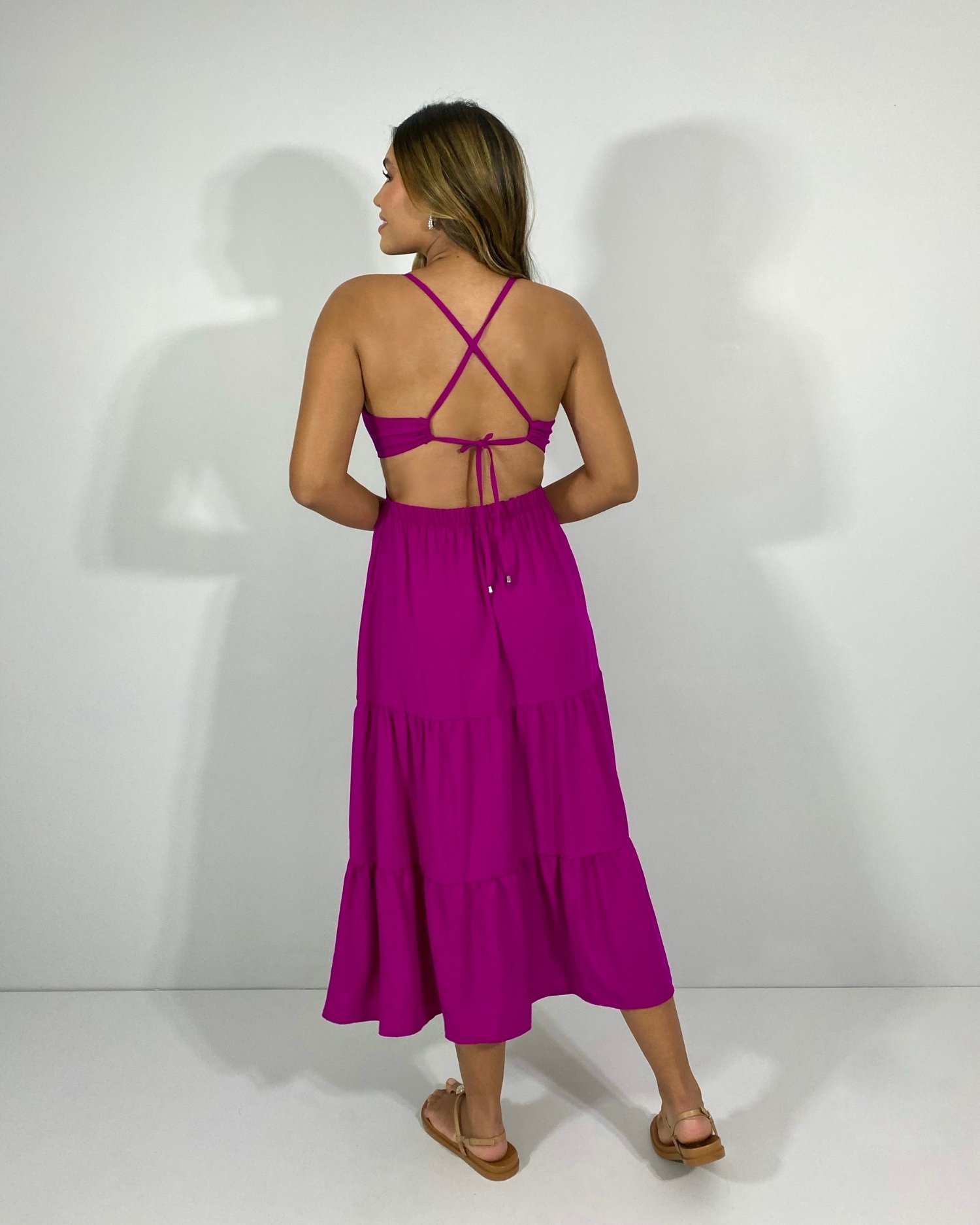 Vestido Chiara - Fúcsia - Image 3
