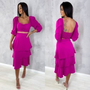 Cropped Olga - Fúcsia - Image 3