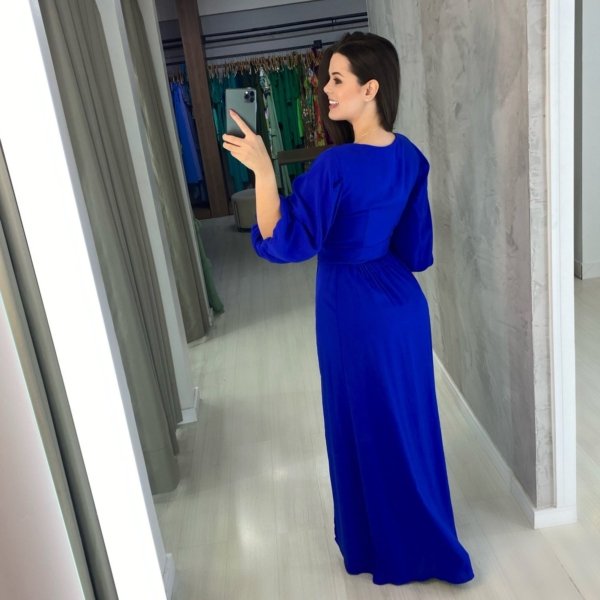 Cropped Tereza - Azul Royal