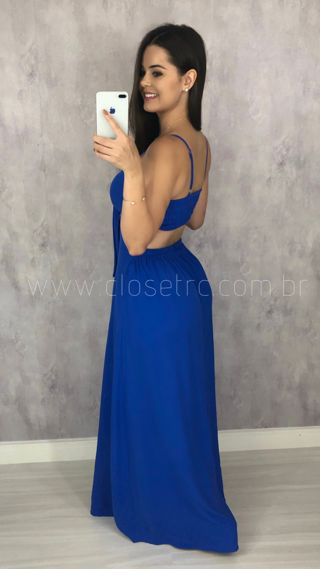 Vestido Natália - Azul Royal - Image 2