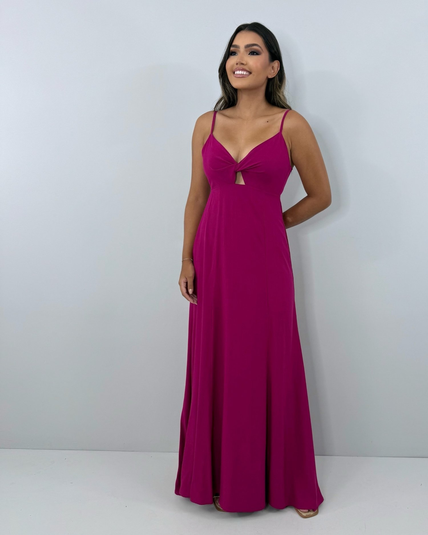 Vestido Eliana - Cereja - Image 5