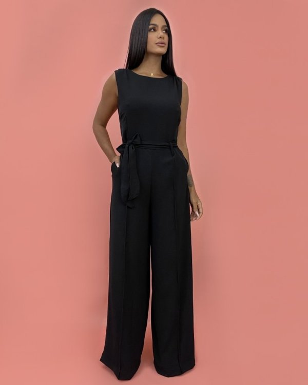 Macacão Celina - Preto