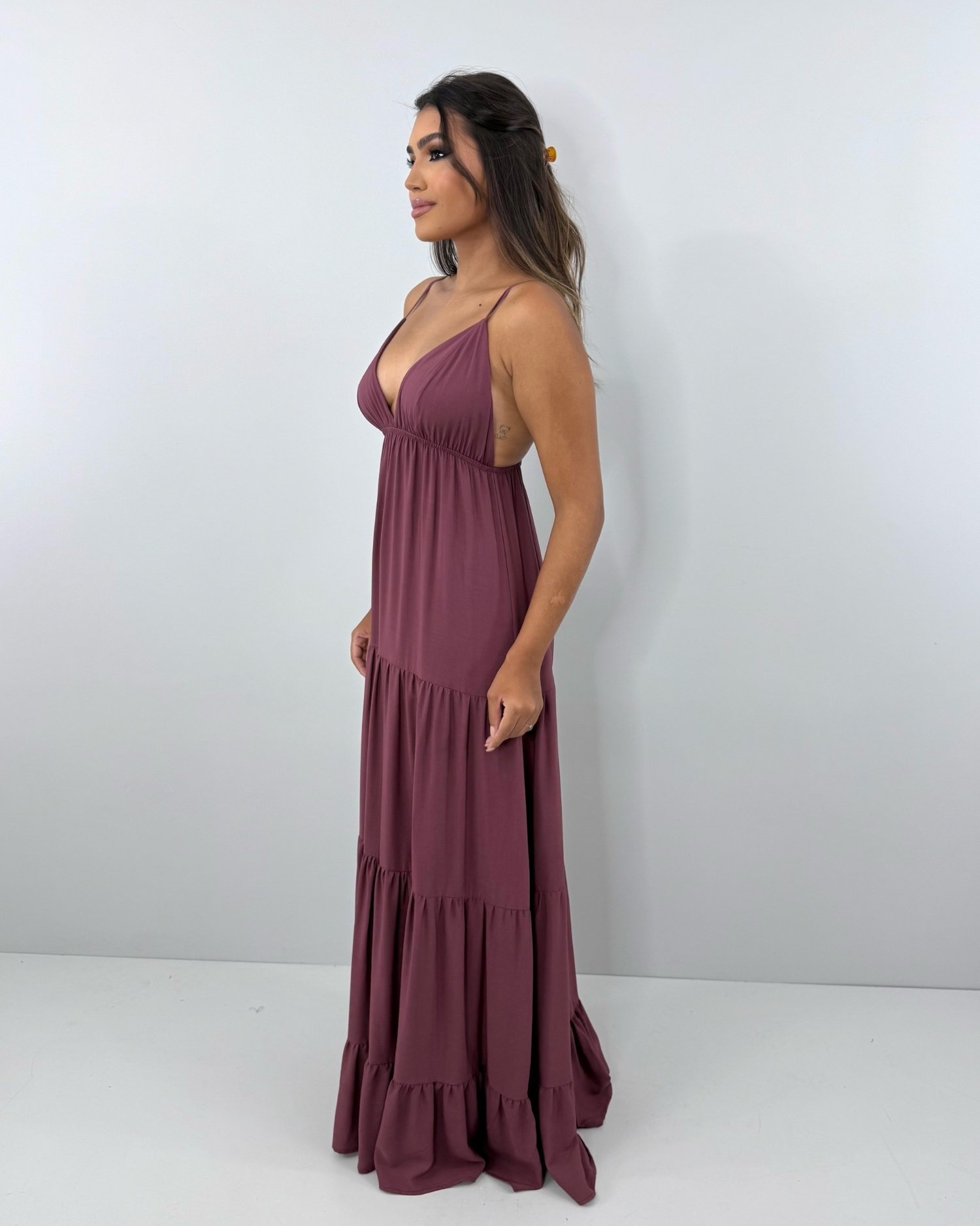 Vestido Sophia - Marrom - Image 4