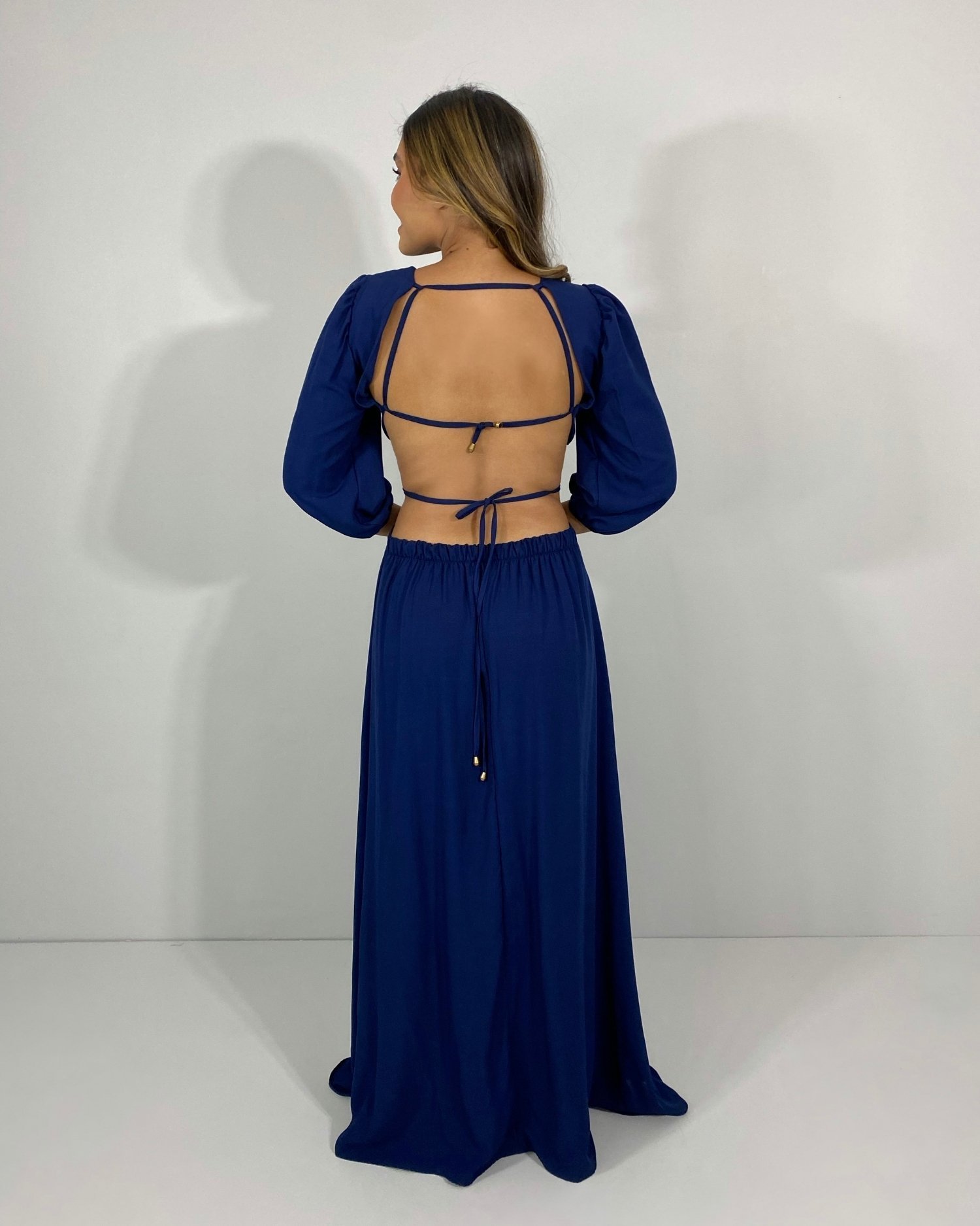 Vestido Giza - Azul Marinho - Image 5