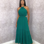 Vestido Estefane – Verde Amazônia