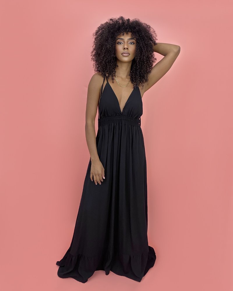 Vestido Valentina Longo - Preto - Image 3