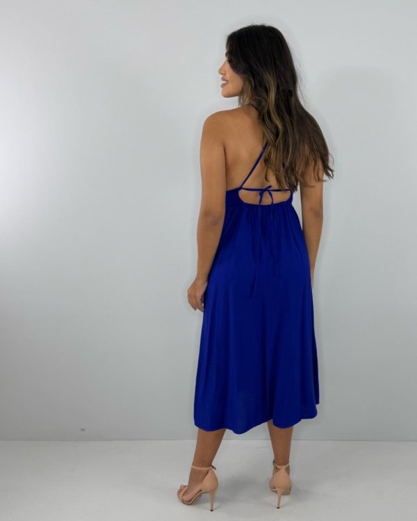 Vestido Heloína - Azul Royal