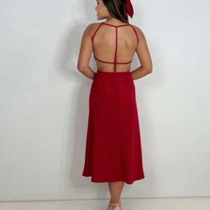 Vestido Patrícia - Vermelho - Image 4