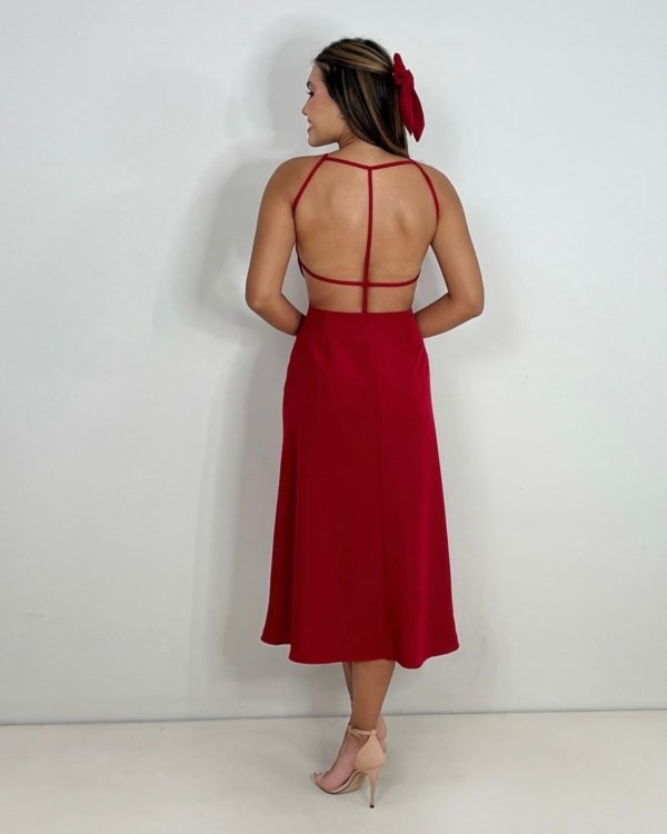 Vestido Patrícia - Vermelho