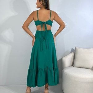Vestido Aurora - Verde Amazônia - Image 3