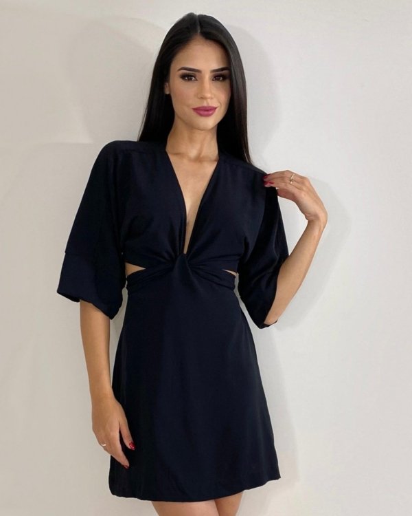 Vestido Mariana - Preto