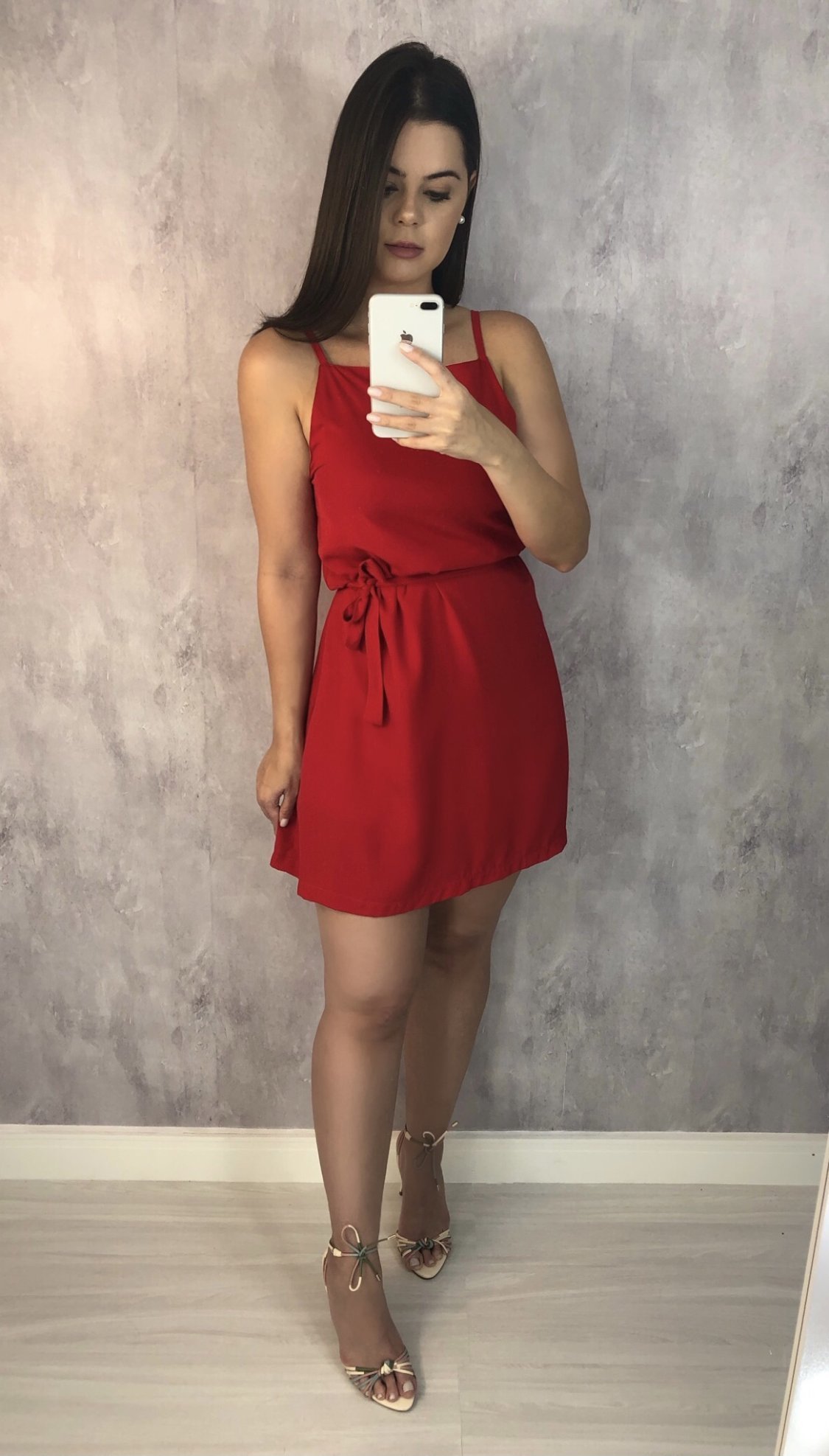 Vestido Paula - Vermelho - Image 4