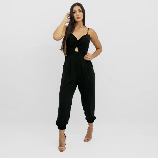 Macacão Cristina - Preto