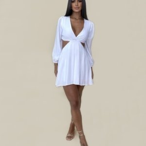 Vestido Leona - Branco - Image 1