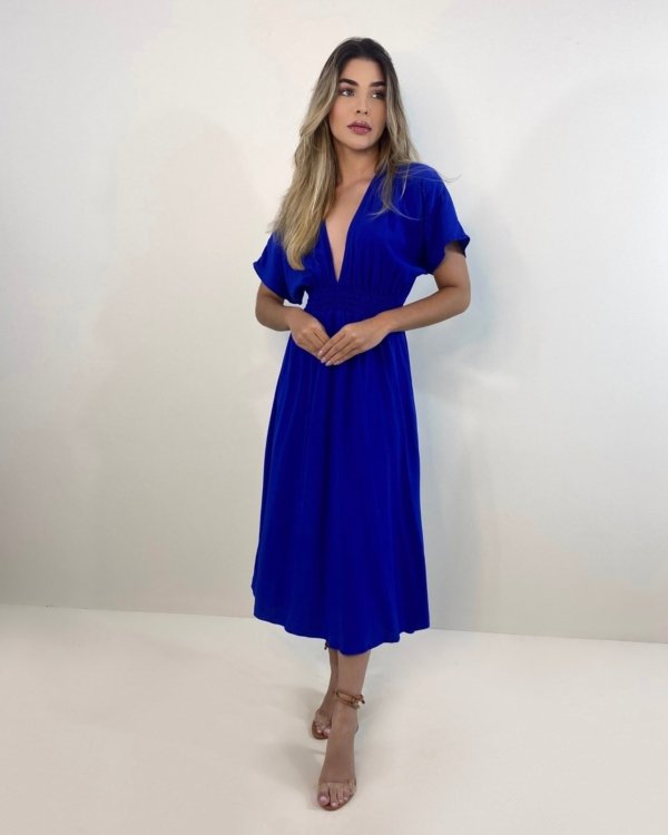 Vestido Marcela - Azul Royal