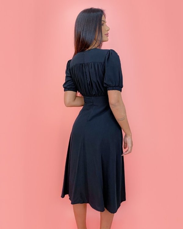 Vestido Clarice - Preto
