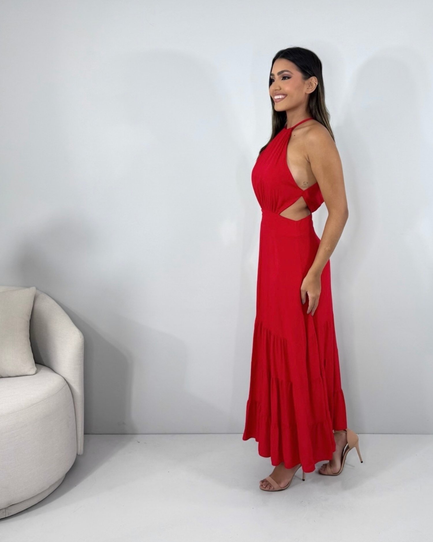 Vestido Estefane - Vermelho - Image 6